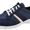 Mens Wide Fit Lace Canvas Flat Shoe - Tim<DB Wider Fit Shoes Online