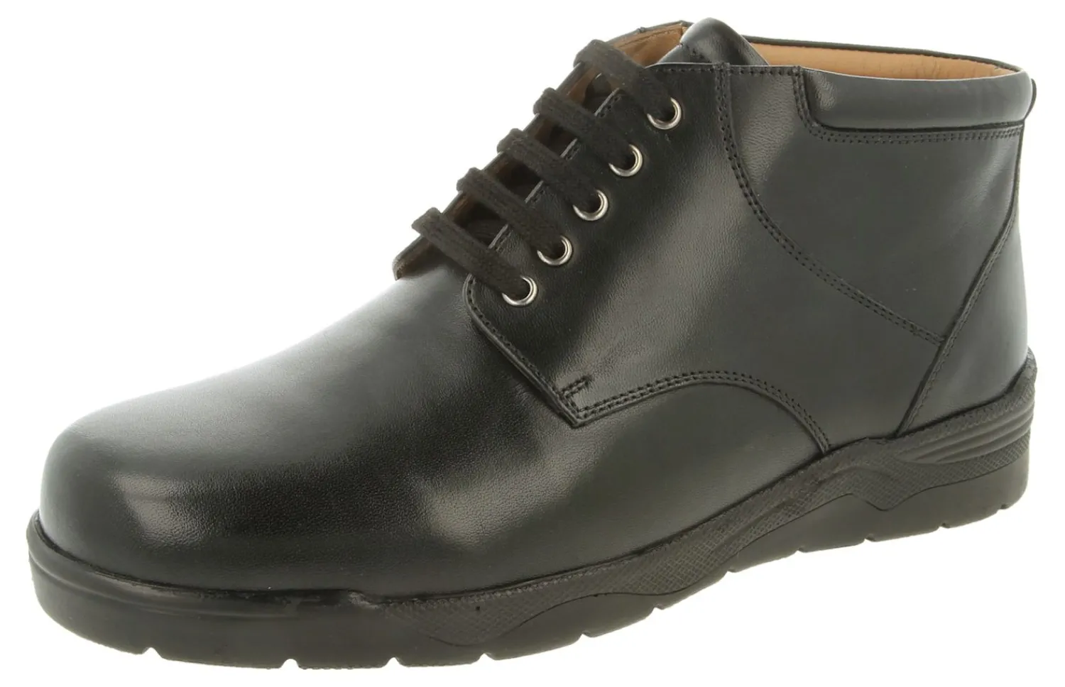 Mens Wide Fit Lace Up Ankle Boots - Douglas<DB Wider Fit Shoes Best
