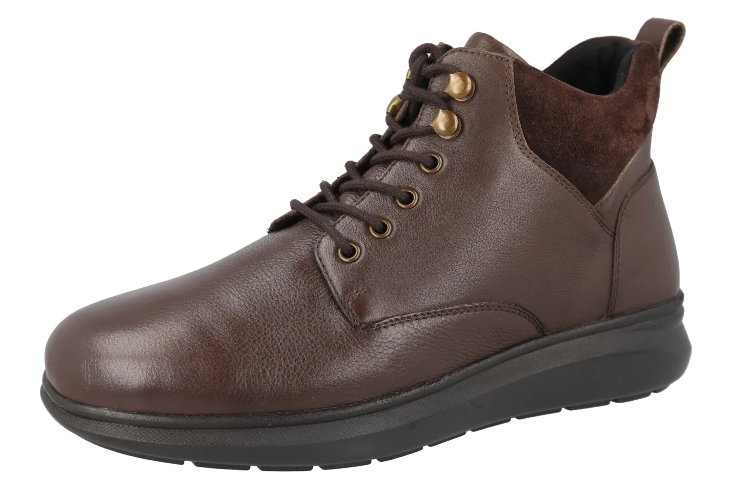 Mens Wide Fit Lace Up Boots - Ronnie<DB Wider Fit Shoes New