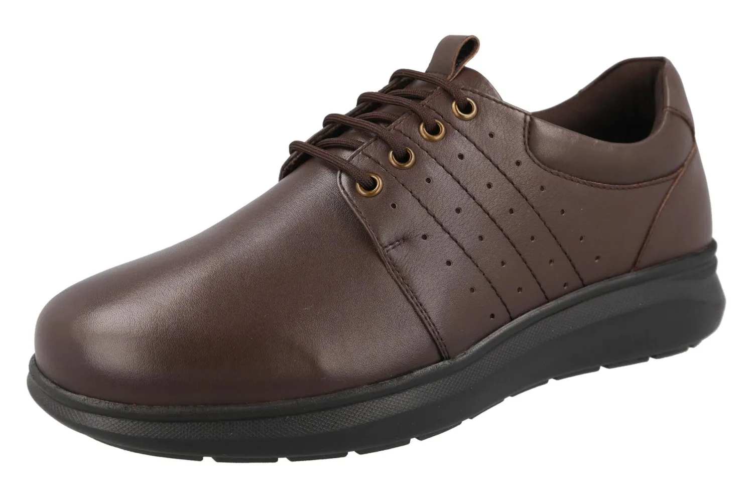 Mens Wide Fit Lace Up Casual Shoes - Patrick<DB Wider Fit Shoes Sale