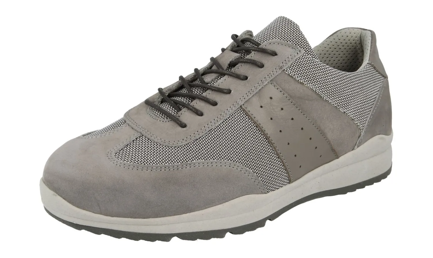 Mens Wide Fit Lace Up Trainer - Wakefield<DB Wider Fit Shoes Discount
