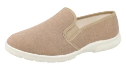 Mens Wide Fit Slip On Canvas Shoes - Arnold<DB Wider Fit Shoes Fashion