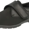 Mens Wide Fit Stretch Fabric House Shoe - Carlton<DB Wider Fit Shoes Outlet