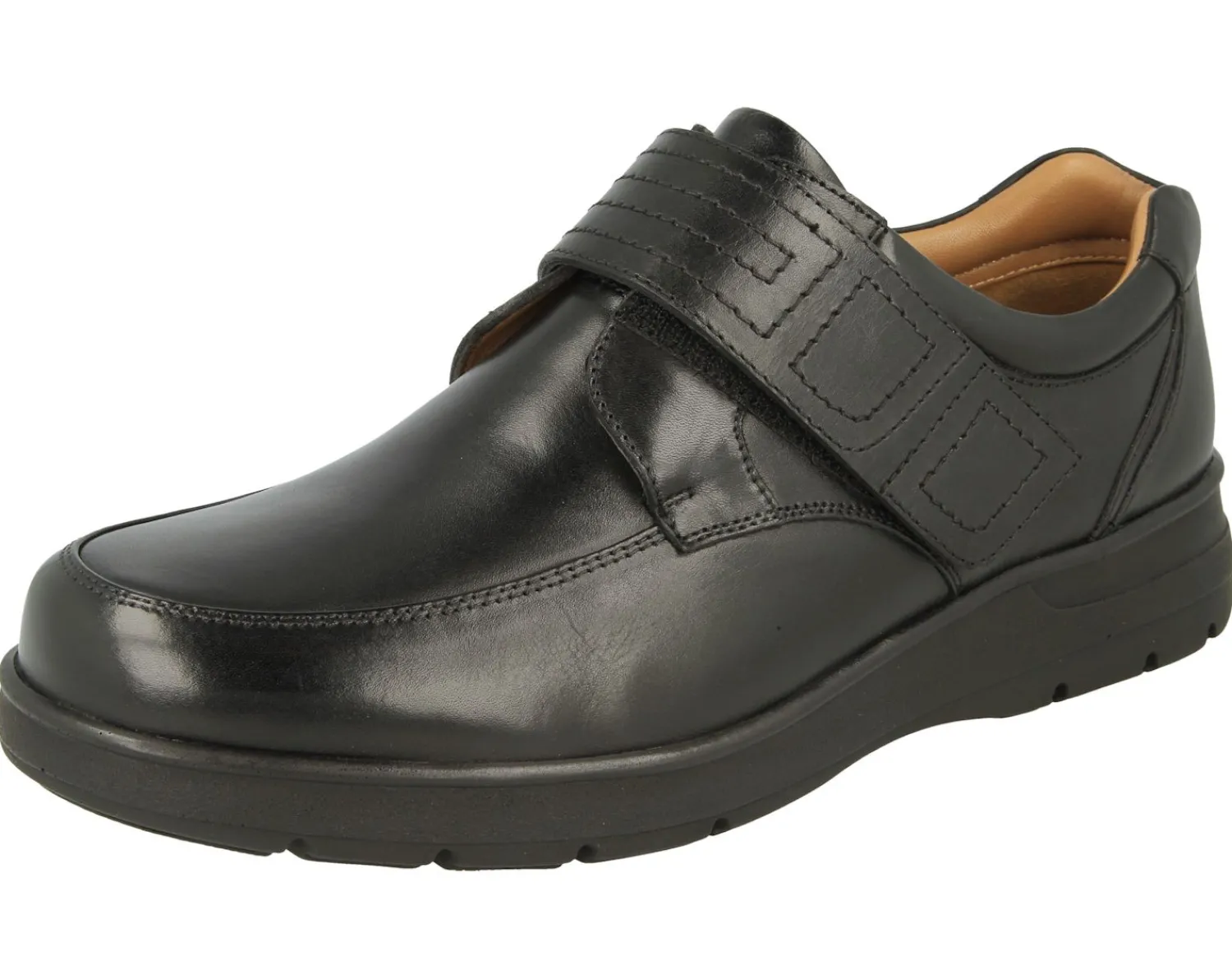 Mens Wide Fit Touch Strap Casual Shoes - Bahamas<DB Wider Fit Shoes New