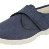 Mens Wide Fit Touch Strap Canvas Shoes - Cannock<DB Wider Fit Shoes Discount