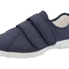 Mens Wide Fit Touch Strap Easy Access Canvas Shoes - Harris<DB Wider Fit Shoes Outlet