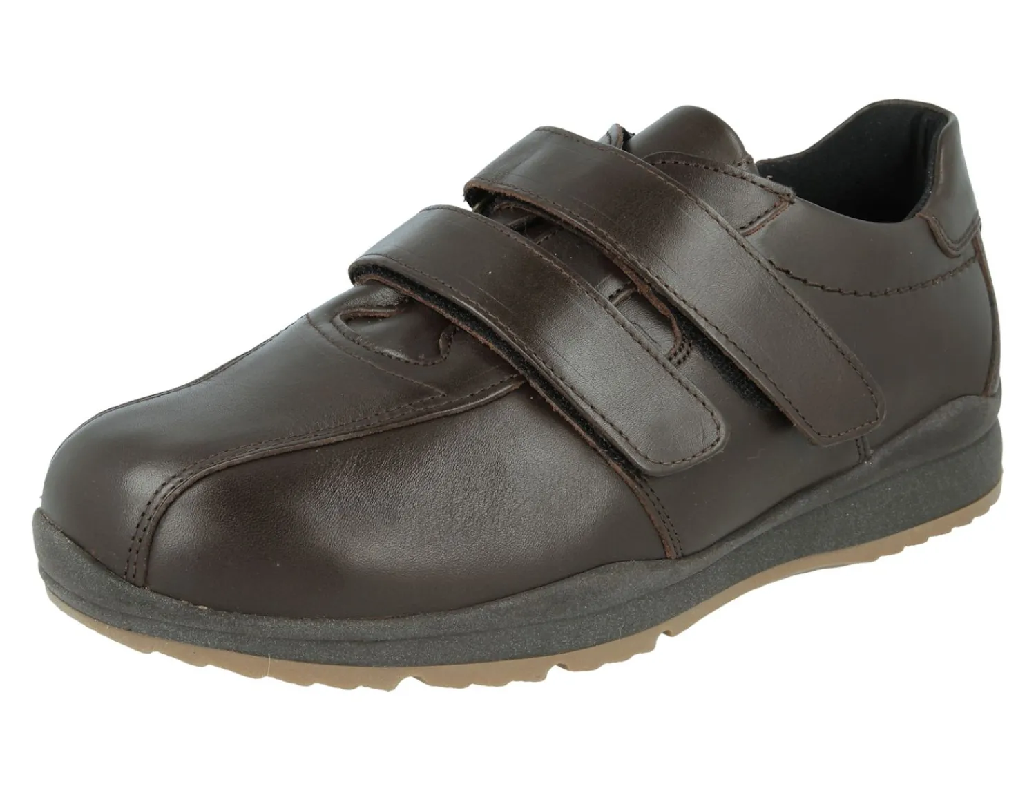 Mens Wide Fit Touch Strap Trainer - Stephen<DB Wider Fit Shoes Online