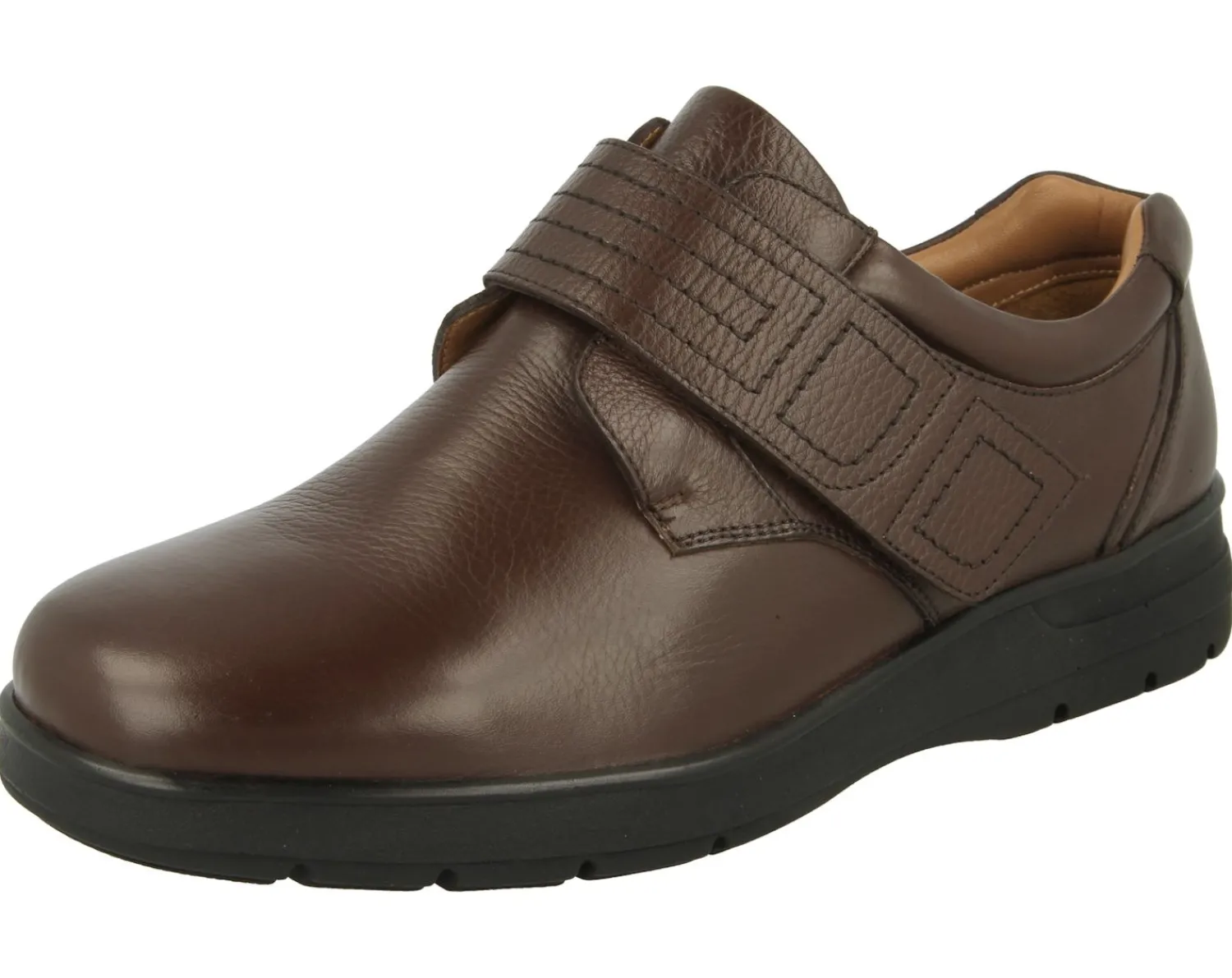 Mens Wide Fit Touch Strap Casual Shoes - Beaumont<DB Wider Fit Shoes Online