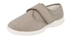 Mens Wide Fit Touch Strap Canvas Shoes - Cannock<DB Wider Fit Shoes Discount
