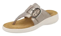 Womens Wide Fit Adjustable Toepost Sandals - Light<DB Wider Fit Shoes Hot