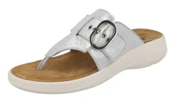 Womens Wide Fit Adjustable Toepost  Sandals - Light<DB Wider Fit Shoes Hot