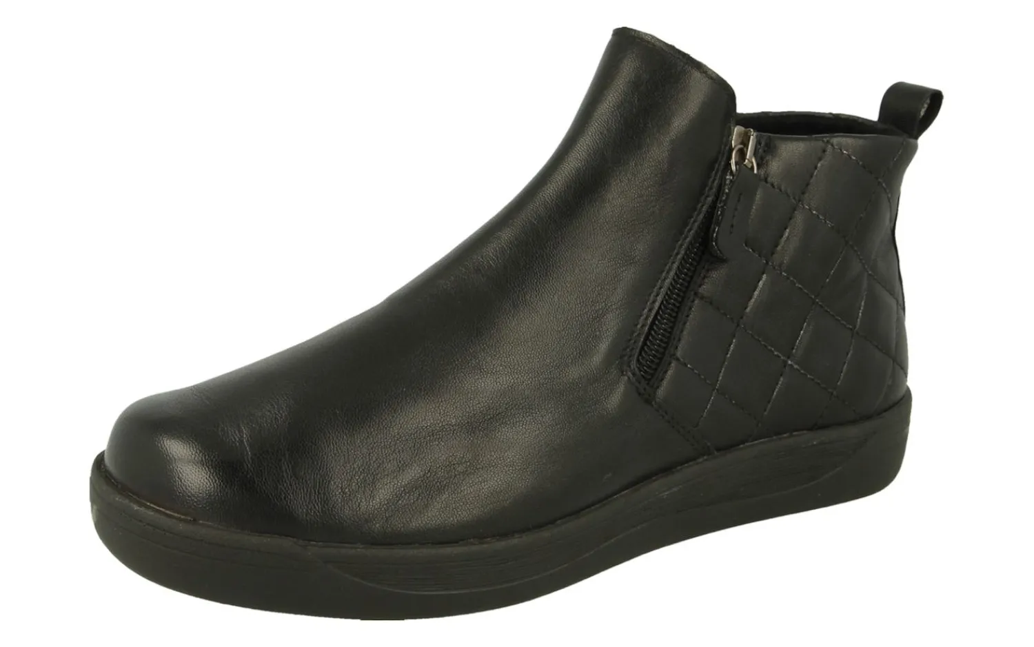Womens Wide Fit Ankle Boots - Unite<DB Wider Fit Shoes Discount