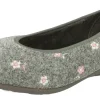 Womens Wide Fit Ballerina Slippers - Pedro<DB Wider Fit Shoes Best