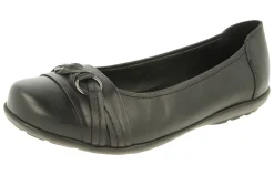 Womens Wide Fit Ballet Flat Shoes - Destiny<DB Wider Fit Shoes Sale
