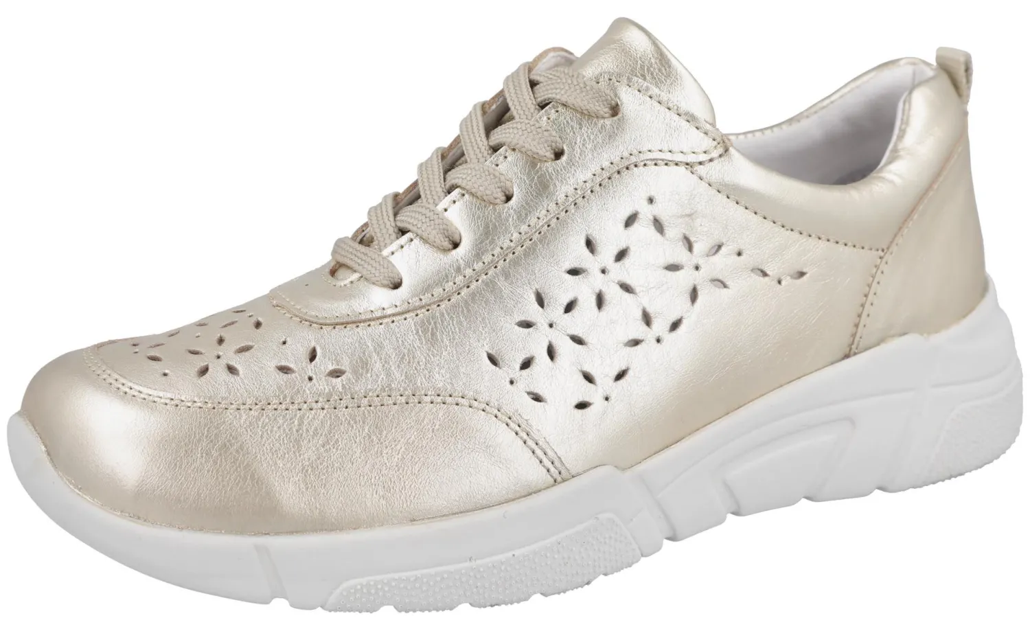 Womens Wide Fit Breathable Lace Trainer - Briar<DB Wider Fit Shoes New