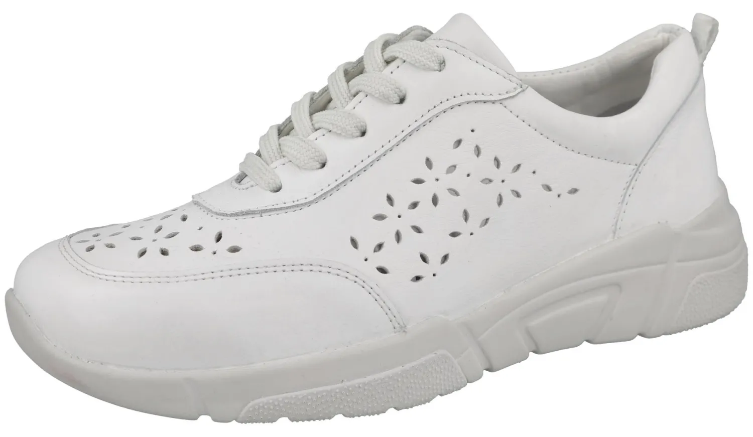 Womens Wide Fit Breathable Lace Trainer - Briar<DB Wider Fit Shoes New