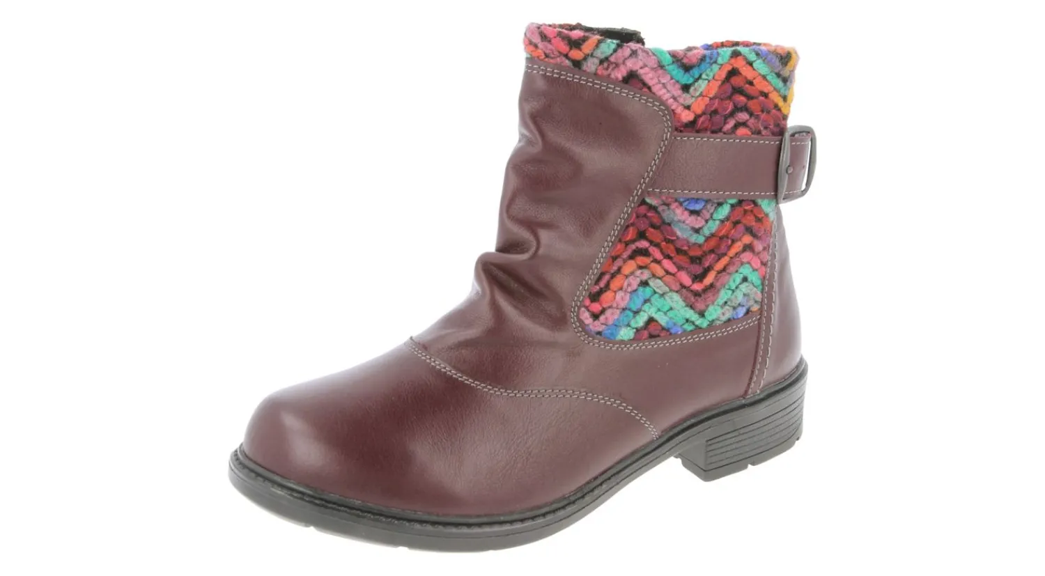Womens Wide Fit Calf Length Boots - Rainbow<DB Wider Fit Shoes Online