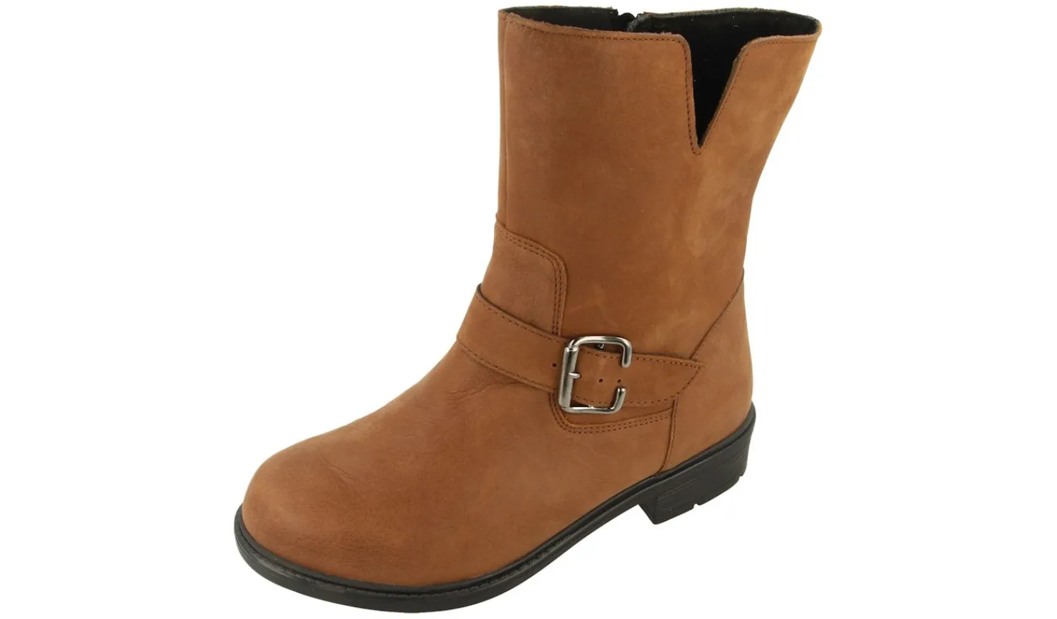 Womens Wide Fit Calf Length Boots - Guinea<DB Wider Fit Shoes Discount