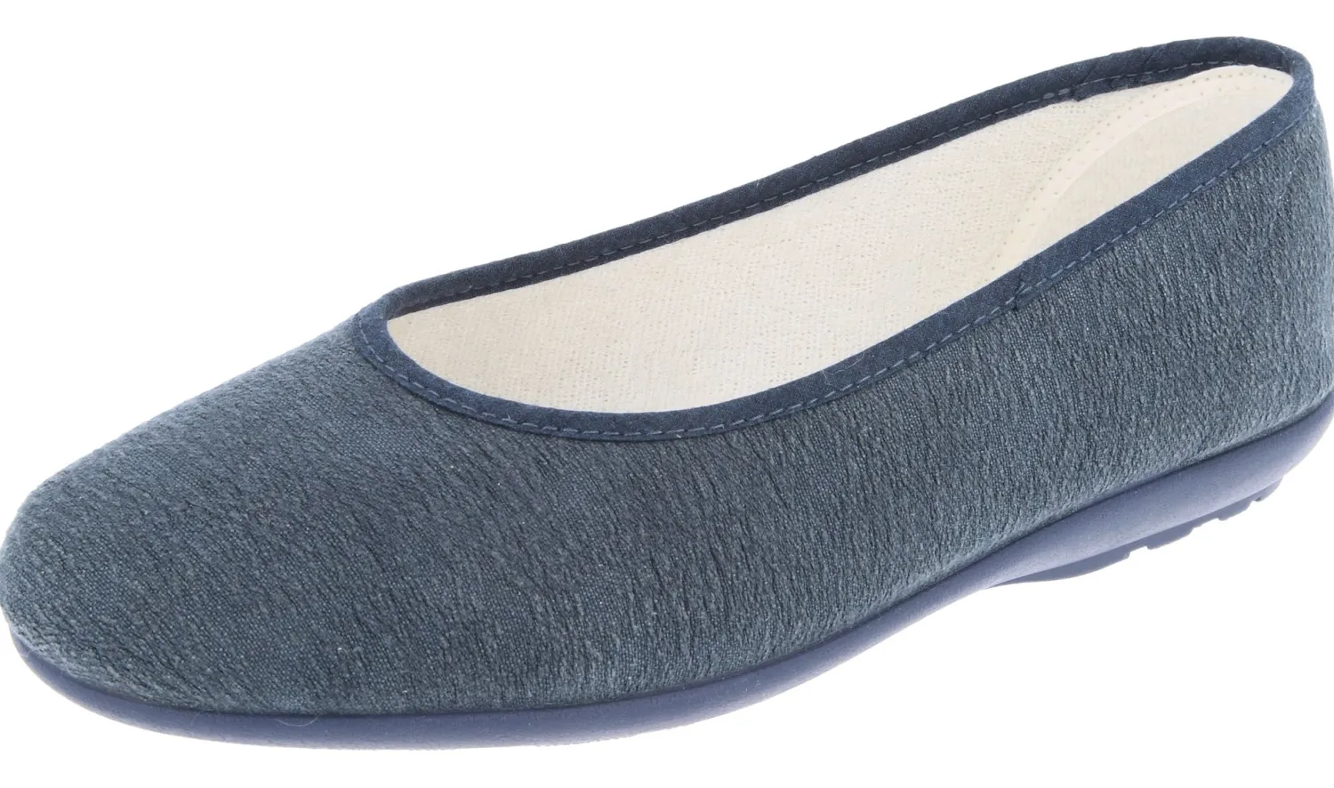 Womens Wide Fit Canvas Ballet Pumps - Marsh<DB Wider Fit Shoes Clearance