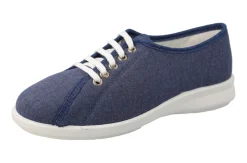 Womens Wide Fit Canvas Pumps - Anthea<DB Wider Fit Shoes Hot