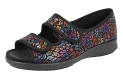 Womens Wide Fit Easy Access House Shoe Slippers - Squirrel<DB Wider Fit Shoes Outlet