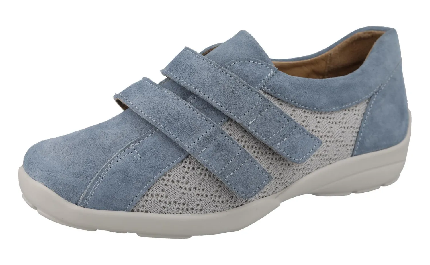 Womens Wide Fit Easy Access Casual Shoes - Hummingbird<DB Wider Fit Shoes Clearance