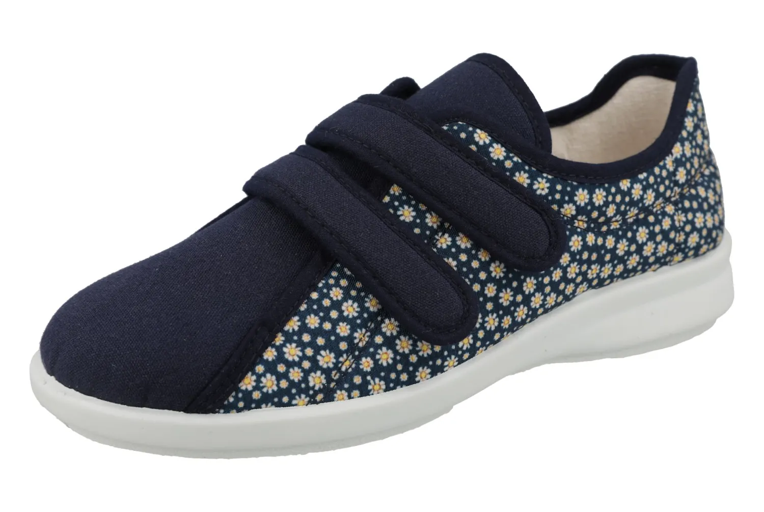 Womens Wide Fit Easy Access Canvas Shoes - Spring<DB Wider Fit Shoes Best