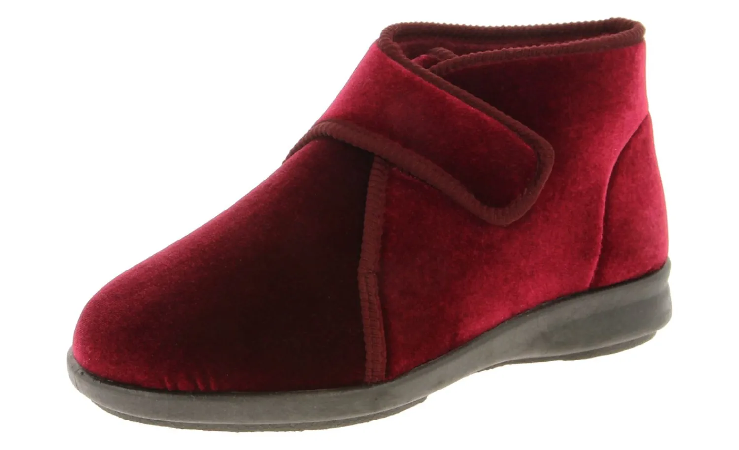 Womens Wide Fit Easy Access Ankle Slippers - Tern<DB Wider Fit Shoes Best