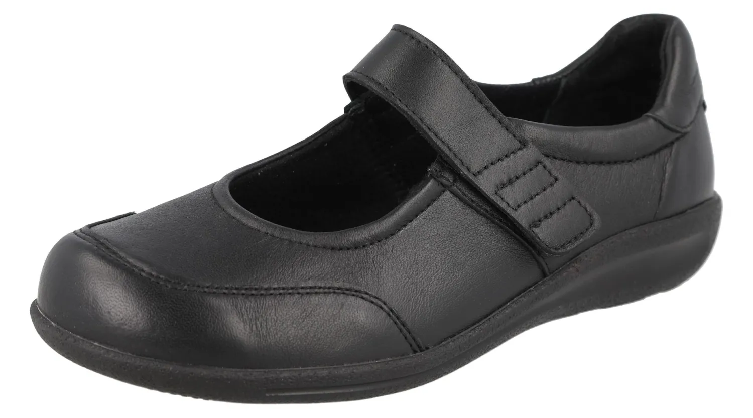 Womens Wide Fit Easy On Mary Jane Flat Shoes - Redpoll<DB Wider Fit Shoes Discount