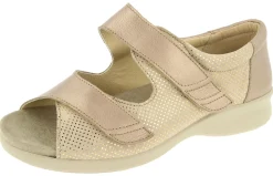 Womens Wide Fit Full Back Adjustable Strap Sandals - Petra<DB Wider Fit Shoes Online