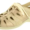 Womens Wide Fit Full Back Adjustable Strap Sandals - Ocean<DB Wider Fit Shoes Fashion