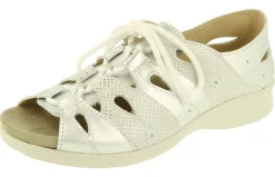 Womens Wide Fit Full Back Adjustable Strap Sandals - Ocean<DB Wider Fit Shoes Fashion