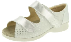 Womens Wide Fit Full Back Adjustable Strap Sandals - Petra<DB Wider Fit Shoes Online