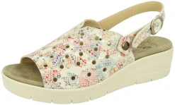 Womens Wide Fit 2-in-1 Wedge Sandals - Gemini<DB Wider Fit Shoes Sale