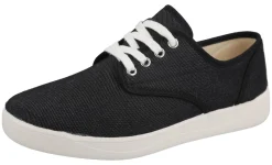 Womens Wide Fit Lace Canvas Flat Shoe - Lavinia<DB Wider Fit Shoes Outlet