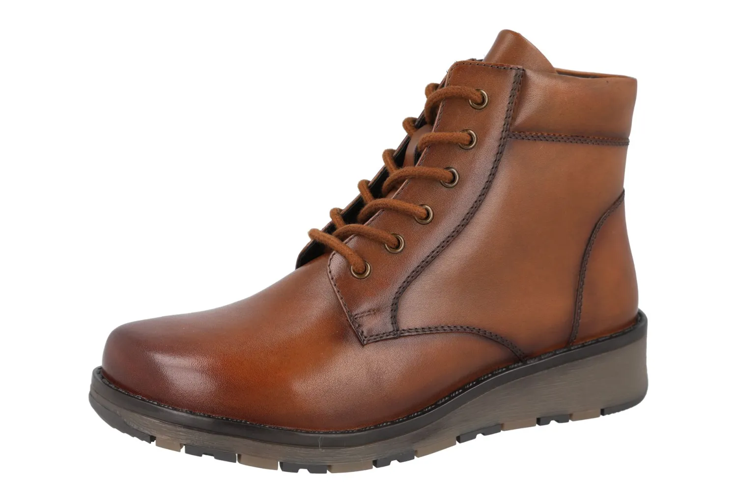 Womens Wide Fit Lace Up Boots - Buckingham<DB Wider Fit Shoes Clearance