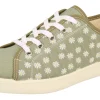 Womens Wide Fit Lace Up Canvas Pumps - Hudson<DB Wider Fit Shoes Discount