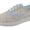 Womens Wide Fit Lace Up Canvas Shoes - Kangaroo<DB Wider Fit Shoes Fashion