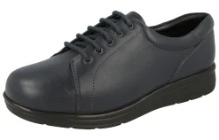 Womens Wide Fit Lace Up Flat Shoes - Bracken<DB Wider Fit Shoes Sale