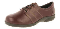 Womens Wide Fit Lace Up Flat Shoes - Swan<DB Wider Fit Shoes Best