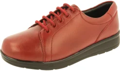 Womens Wide Fit Lace Up Flat Shoes - Bracken<DB Wider Fit Shoes Sale