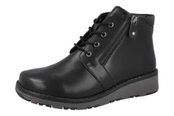 Womens Wide Fit Lace Wedge Heel Boots - Selby<DB Wider Fit Shoes Sale