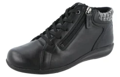 Womens Wide Fit Lace Zip Fastening Ankle Boots - Pipit<DB Wider Fit Shoes Discount