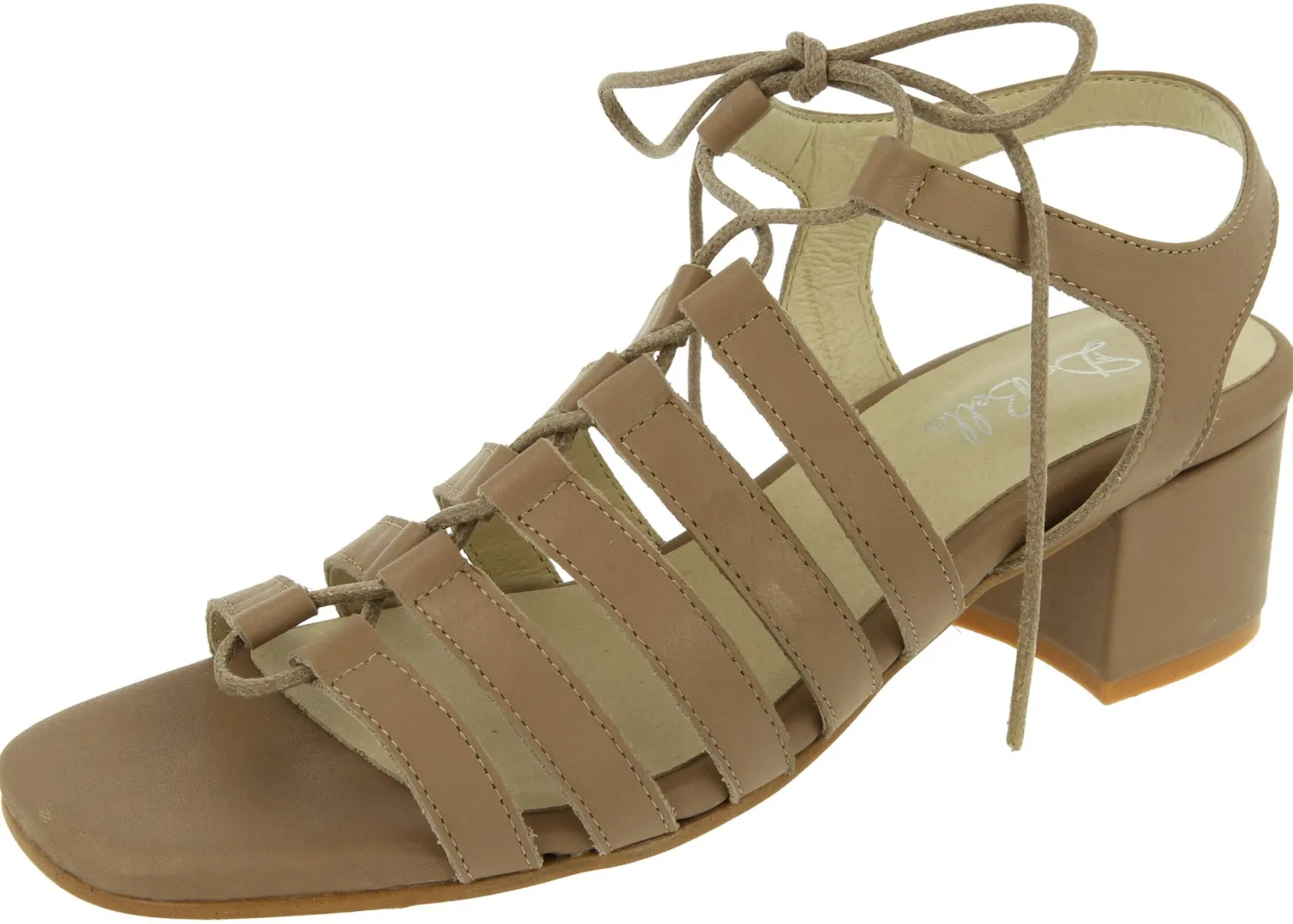 Womens Wide Fit Mid Heel Strap Sandals - Lapwing<DB Wider Fit Shoes Hot