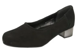 Womens Wide Fit Mid Heel Court Shoes - Asia<DB Wider Fit Shoes Best