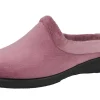 Womens Wide Fit Mule Slippers - Rug<DB Wider Fit Shoes Clearance