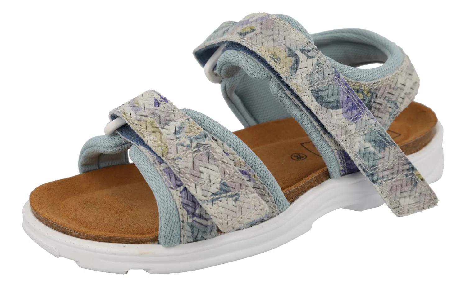 Womens Wide Fit Pull Back Strap Flat Sandals - Linnet<DB Wider Fit Shoes Outlet