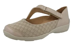 Womens Wide Fit Pull Back Strap Mary-Jane Shoes - Newt<DB Wider Fit Shoes Sale