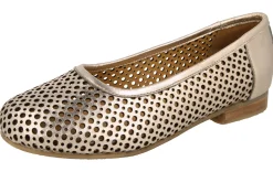 Womens Wide Fit Punched Design Loafers - Emmental<DB Wider Fit Shoes New