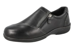 Womens Wide Fit Side Zip Shoes - Haven<DB Wider Fit Shoes Fashion
